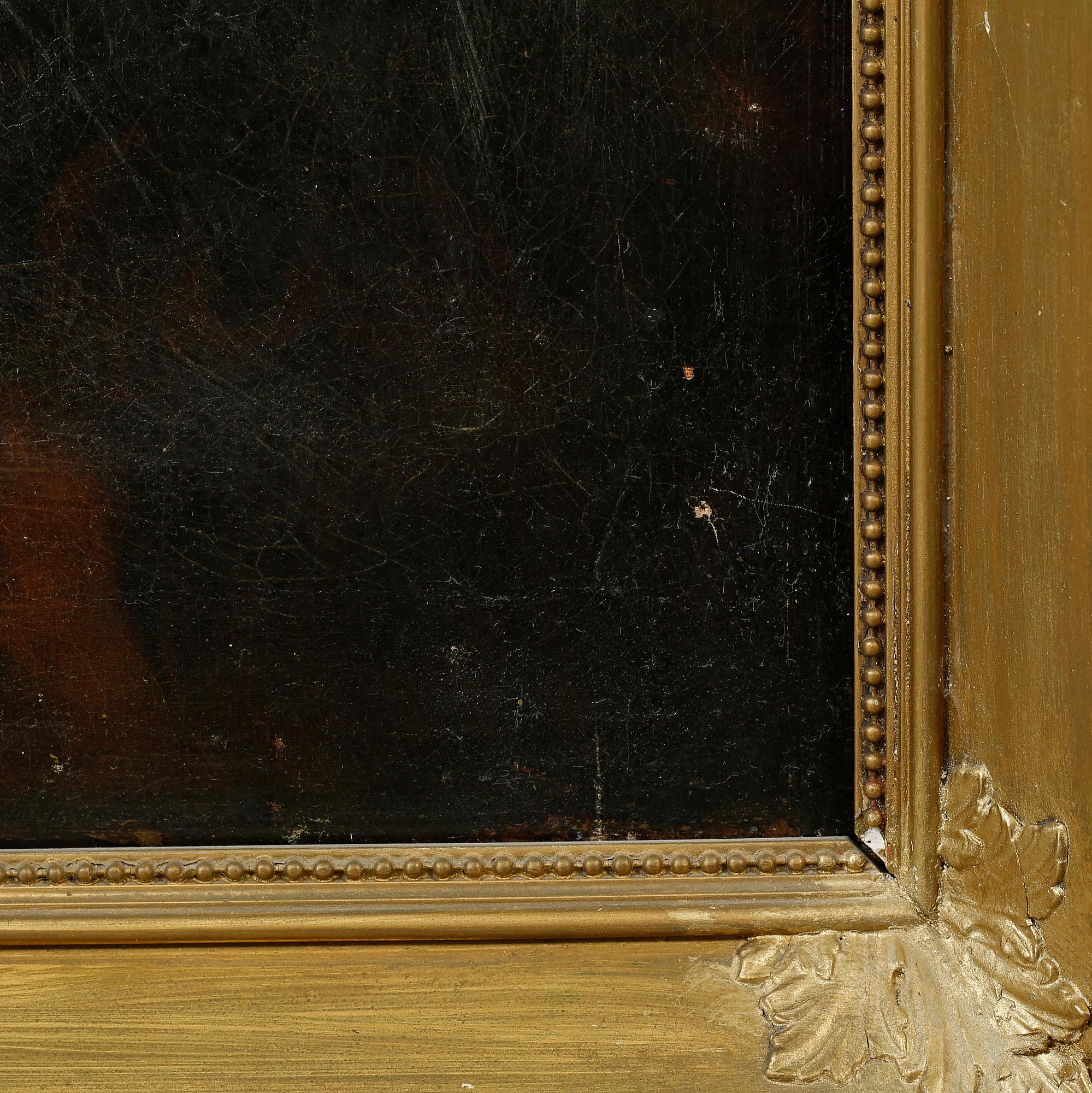 UNKNOWN ARTIST, oil on canvas, no signature, 19th century.