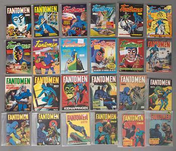 A complete set of "Fantomens julalbum" comic books 1944-2015.