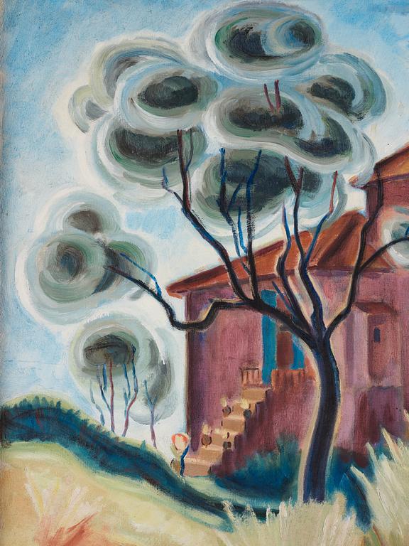 Agnes Cleve, Landscape, Cagnes.