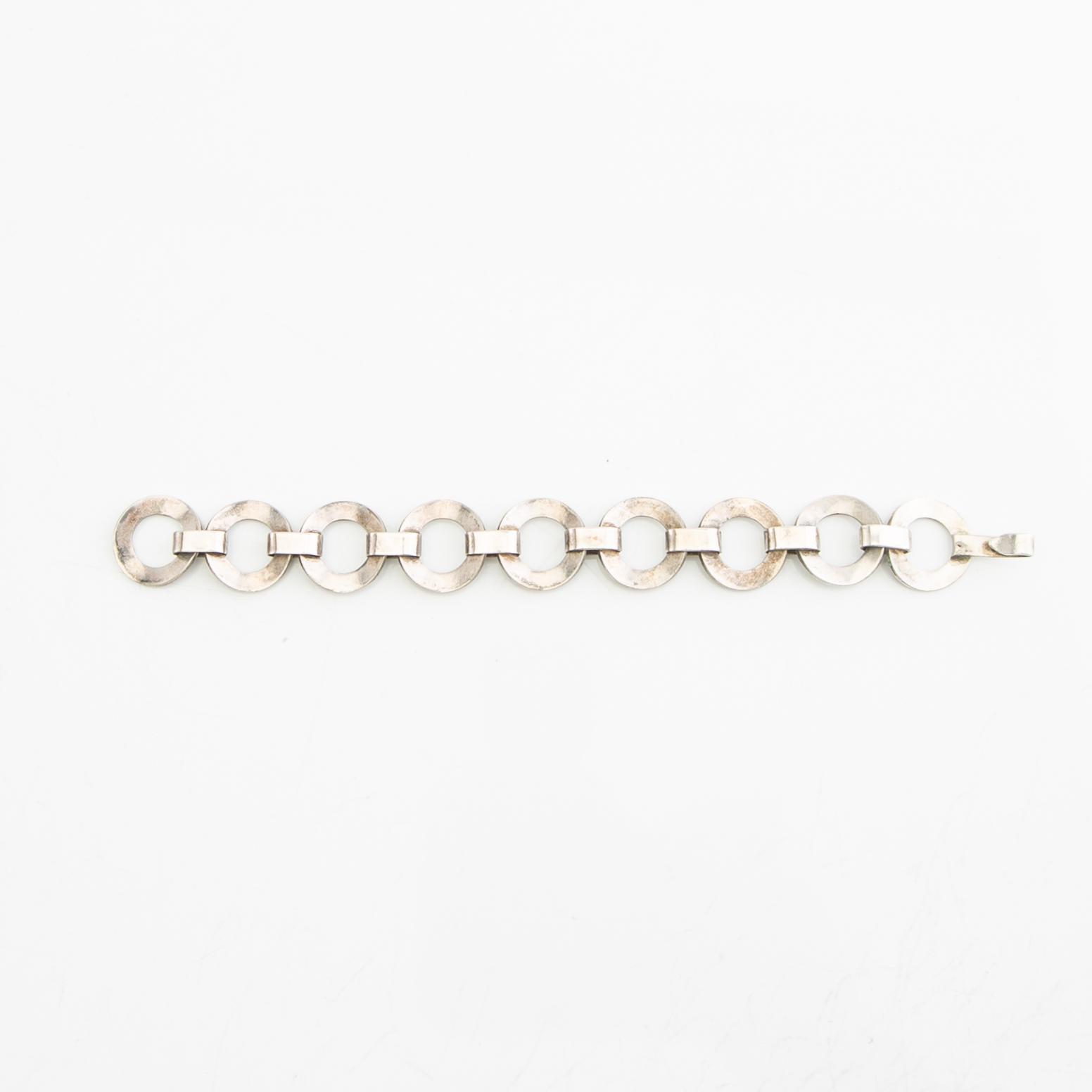 Bracelet, silver, 1970.