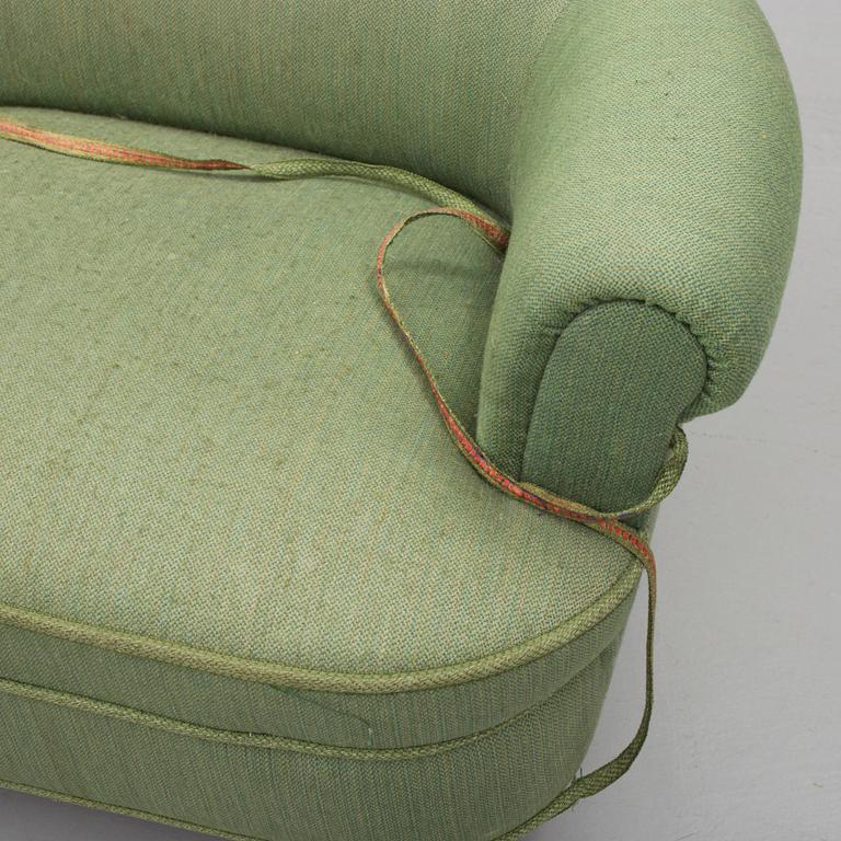 SOFFA, "Hemmakväll" Carl Malmsten, omkring 1900-talets mitt.