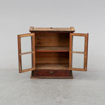 A Swedish hanging cabinet, mid or second half of the 19th century.