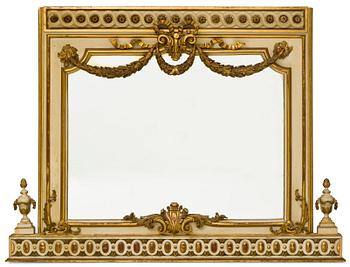 924. A Louis XVI-style mirror panel. According to family tradition from a Tsar palace.