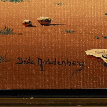 BRITA NORDENBERG, olja på duk, signerad.