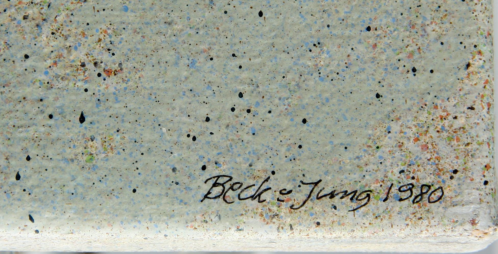 BECK & JUNG (HOLGER BÄCKSTRÖM & BO LJUNGBERG), Oljemålning, sign.