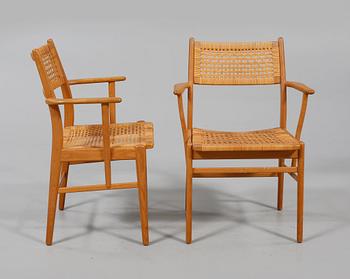 KARMSTOLAR, ett par, 1950-/60-tal.