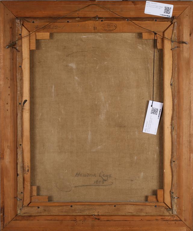 OKÄND KONSTNÄR, olja på duk, osignerad, 1800-tal.