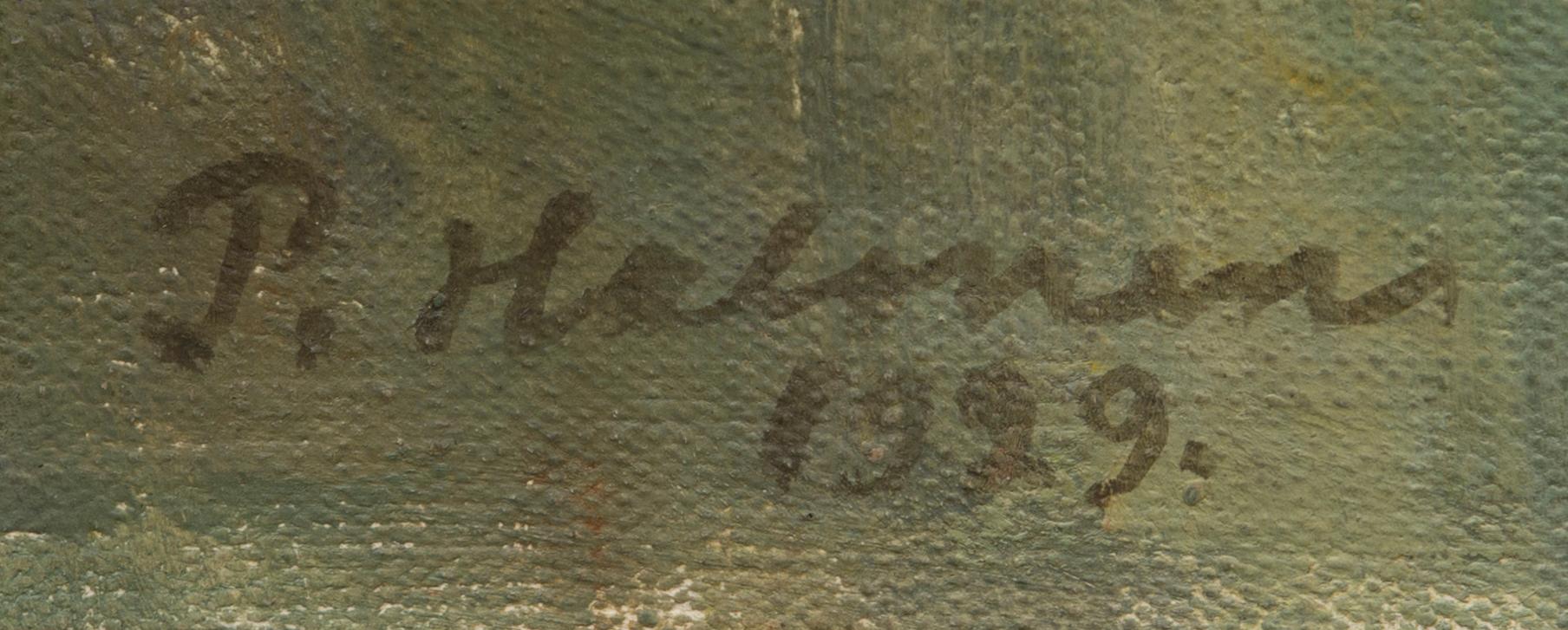 PEKKA HALONEN, olja på duk, signerad och daterad 1929.