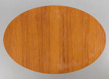 Finn Juhl, a teak dining table, Niels Vodder, Denmark, 1960s.