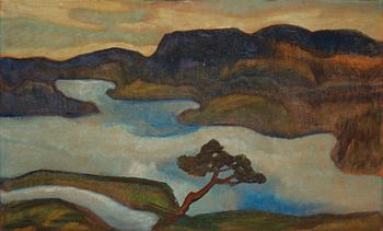 Helmer Osslund, The Lonely Pine.