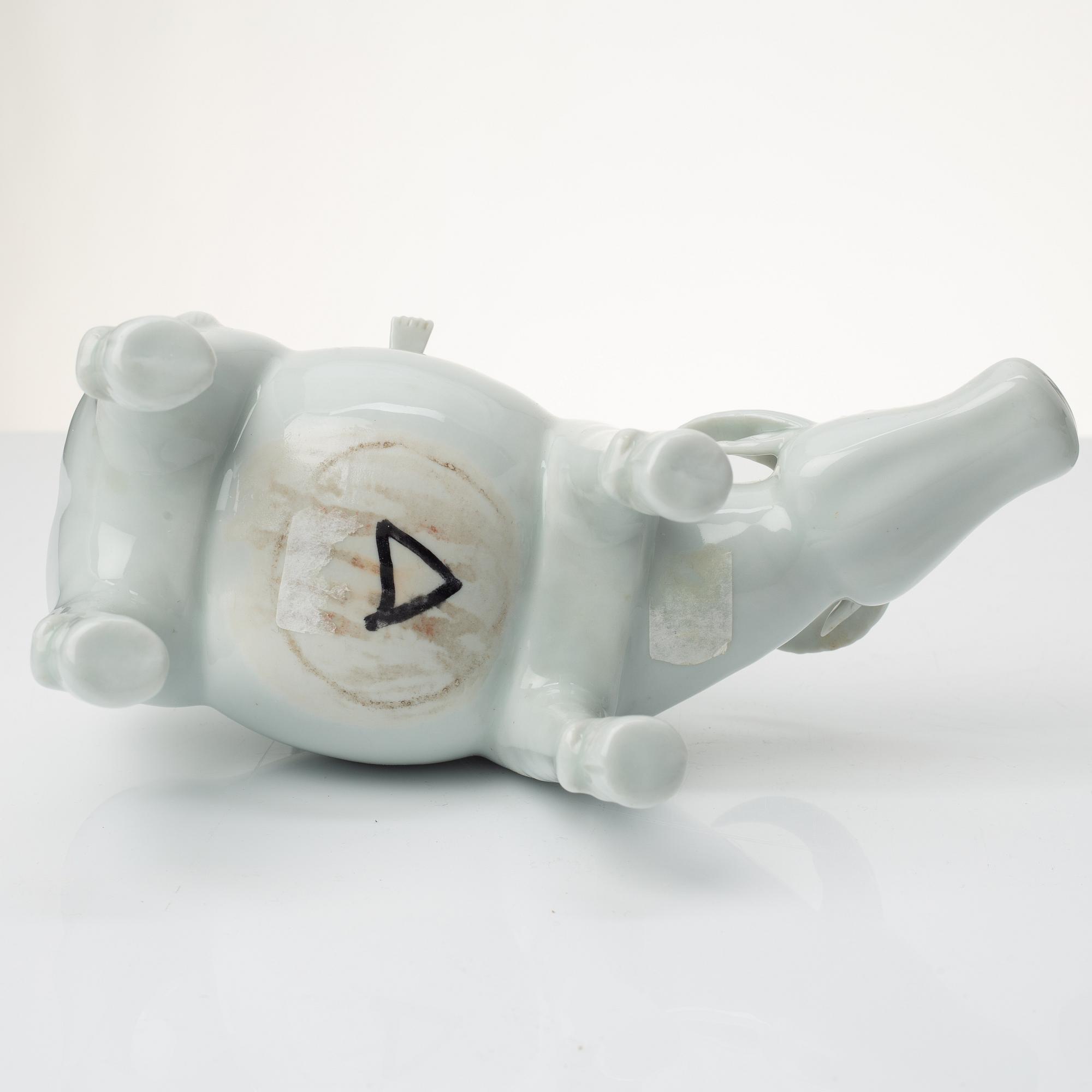 Figuriner, blanc de chine. Kina, 1900-tal.