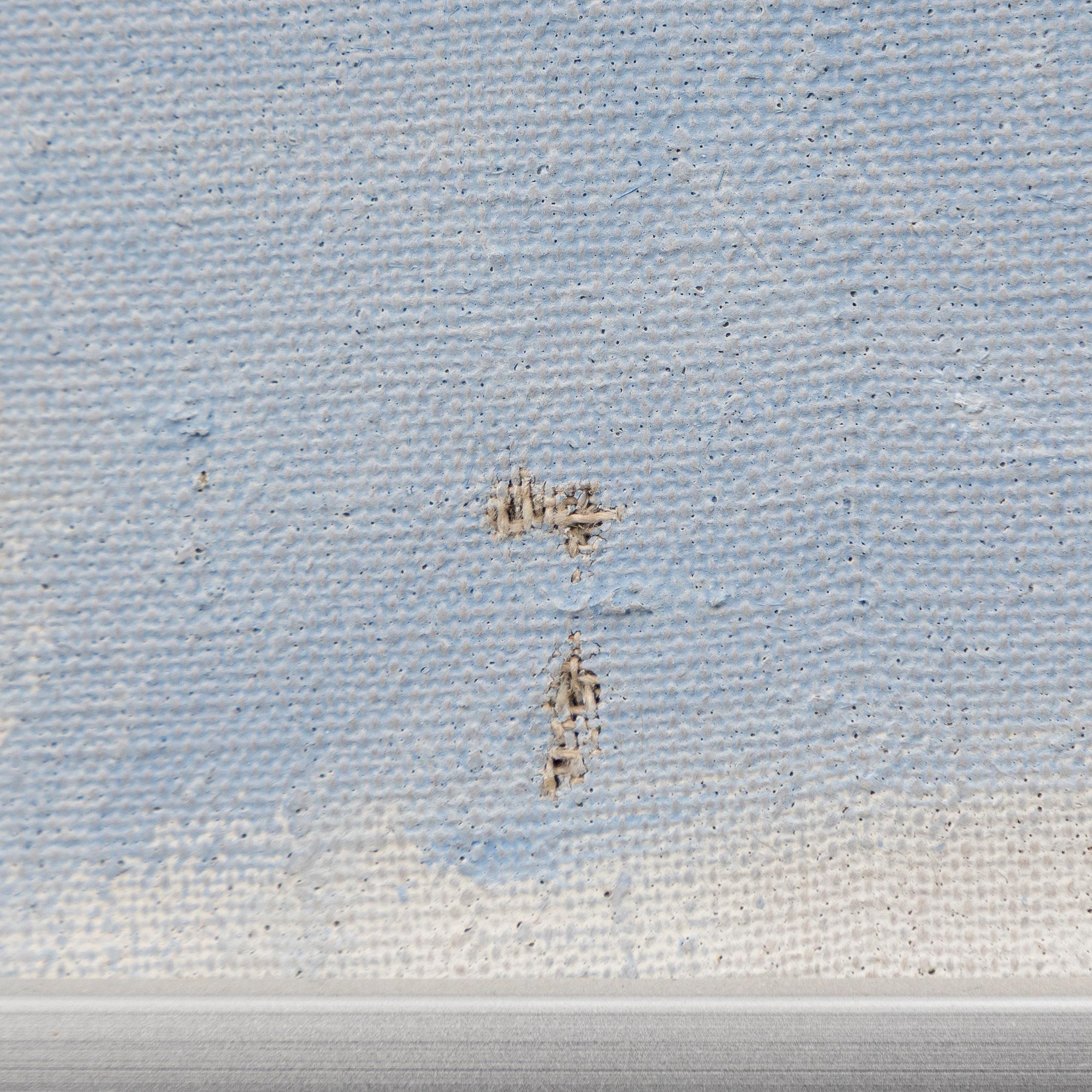 Svenolov Ehrén, Winter scene with a timber shed.