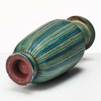 Wilhelm Kåge, a "Farsta" stoneware vase, Gustavsberg studio, Sweden 1940-50's.