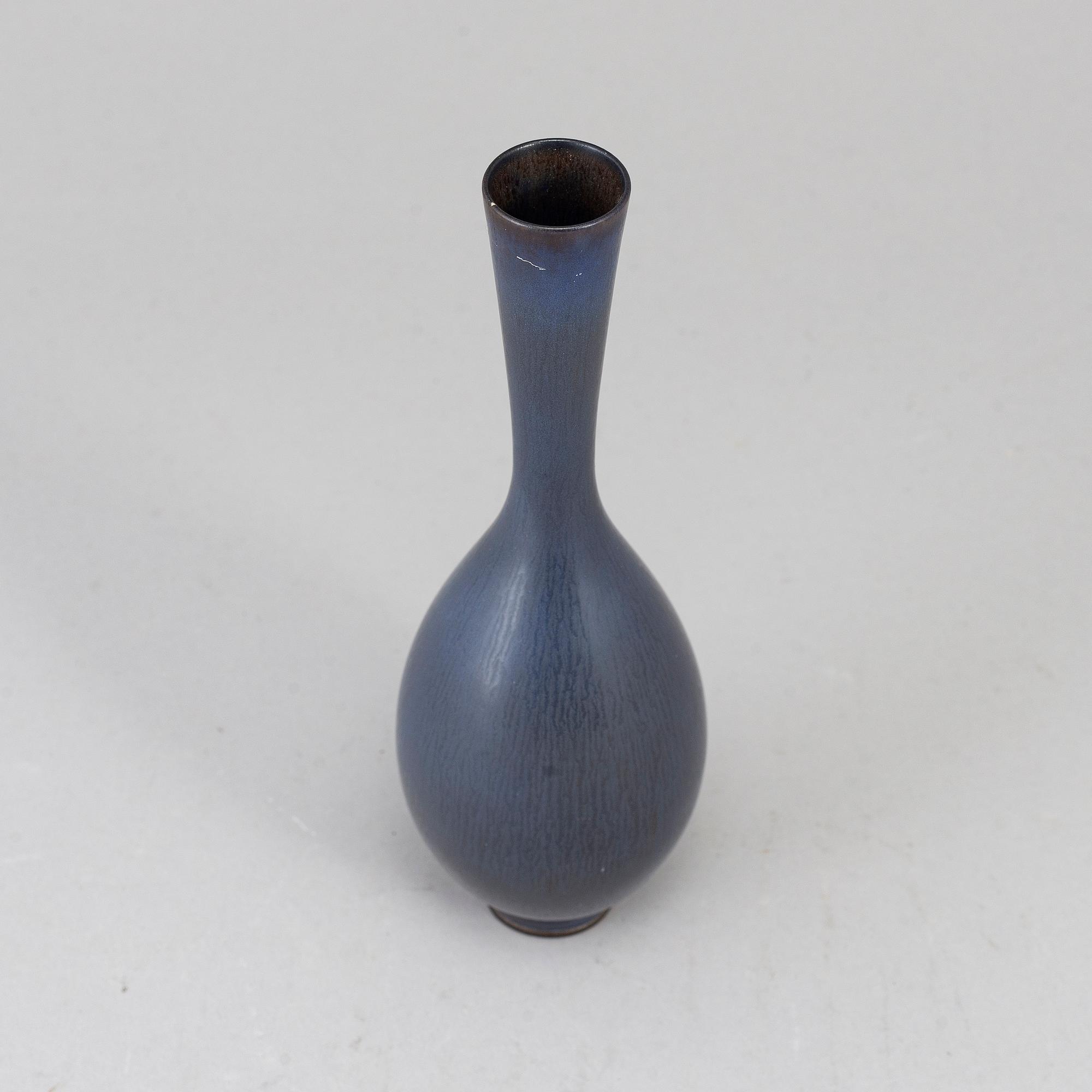 BERNDT FRIBERG, a stoneware vase from Gustavsberg Studio, signed.