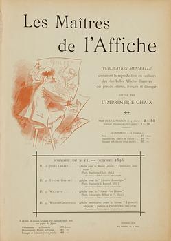 "Les Maîtres de l'Affiche" (No II - Octobre 1896).