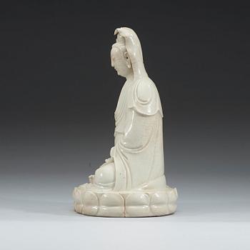 FIGURIN, blanc de chine. Sen Qing dynasti (1644-1912).