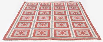 Anna-Greta Sjöqvist, a carpet, flat weave, c. 240 x 130 cm, signed AGS.
