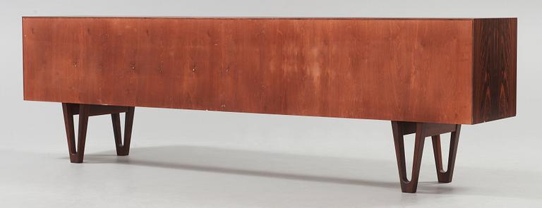 An Ib Kofod Larsen palisander sideboard, Säffle, Sweden, 1960's.