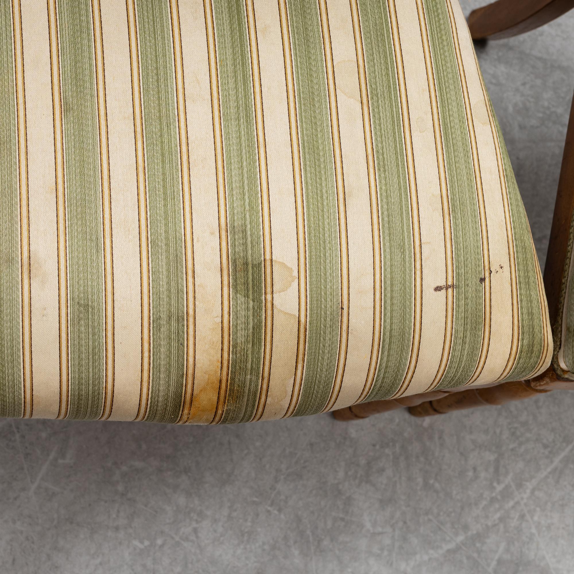 Chairs, 10 + 2 pcs, Empire. 19th century.