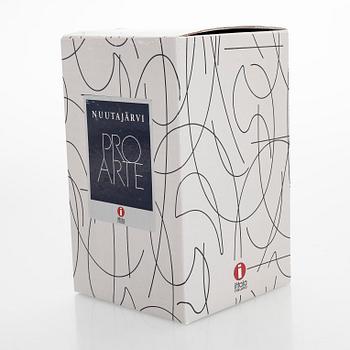 Oiva Toikka, glasfågel, signerad Oiva Toikka Nuutajärvi Notsjö Turun Sanomat.