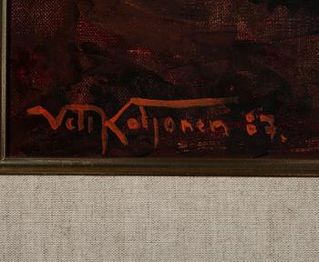 VELI KOLJONEN, olja på duk, signerad och daterad -87.