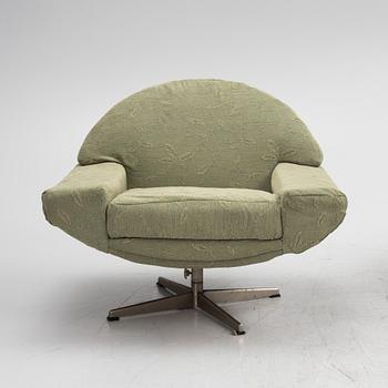 Johannes Andersen, sofa and armchair, "Capri", Trensum, second half of the 20th century.