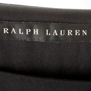 RALPH LAUREN, a two-piece black dress consisting of jacket and dress.