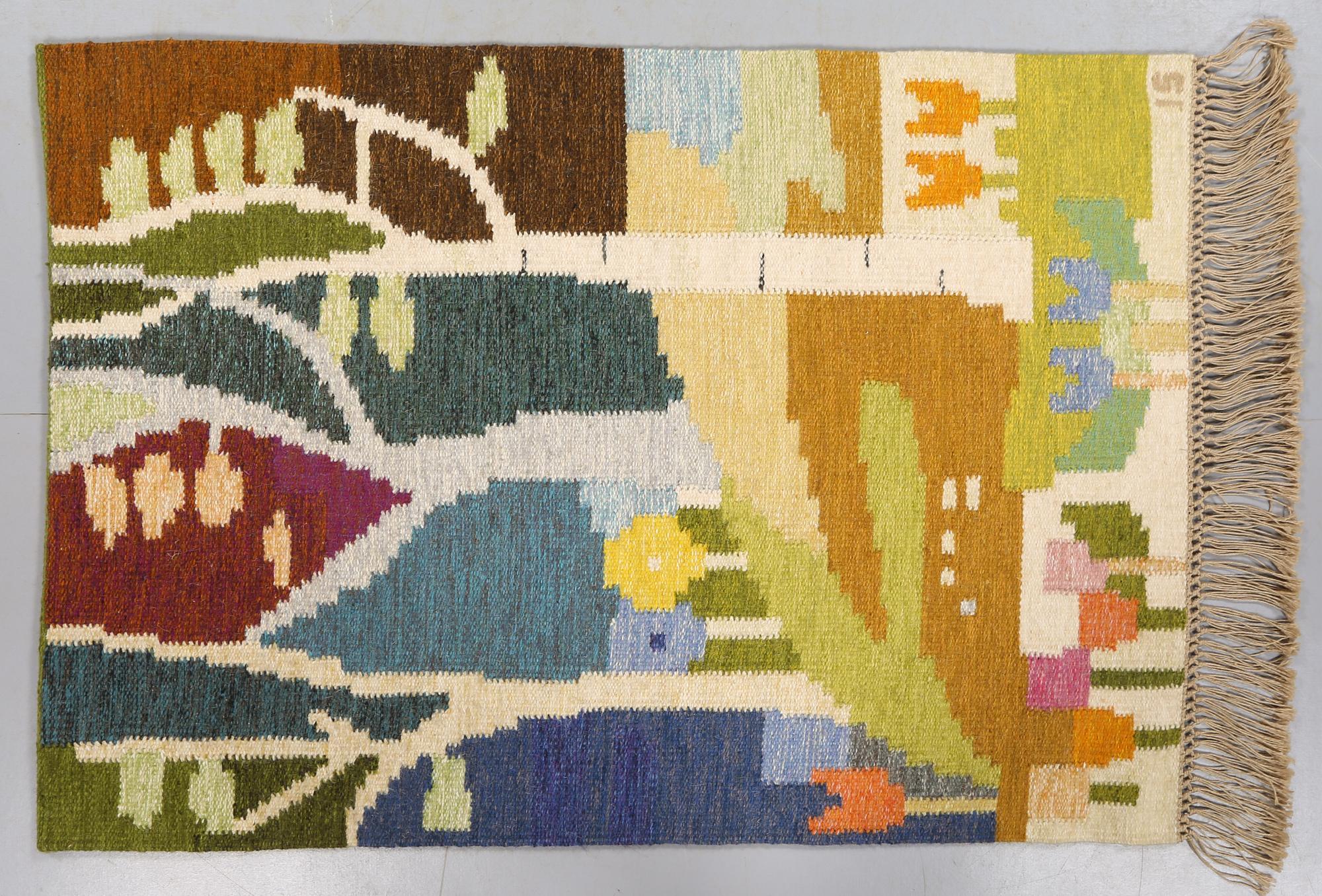 BONAD, rölakan, Ingegerd Silow, signerad IS, 1900-talets andra hälft, 120 x 85 cm.