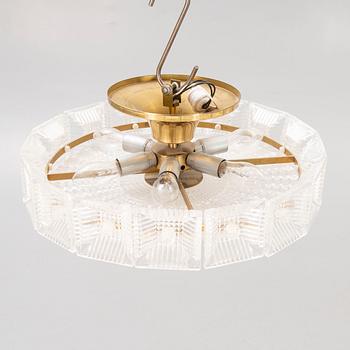 Taklampa troligen Orrefors 1960/70-tal.