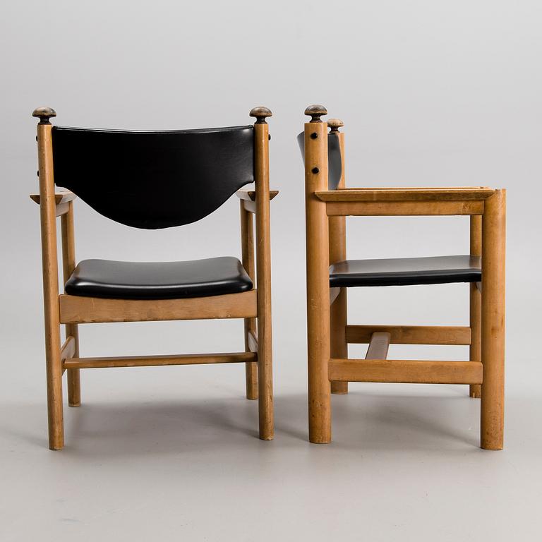 ERIK UHLENIUS, a pair of "Pixen" open armchairs for Lepokalusto 1960s.