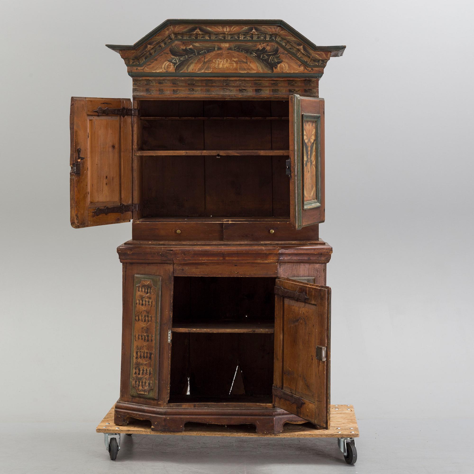 SKÅP, allmoge, 1700-tal.