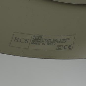 GOLVLAMPA, "Arco", Achille och Pier Castiglioni, Flos, Italien, jubileumsutgåva, numrerad 1567/3000, 2002.