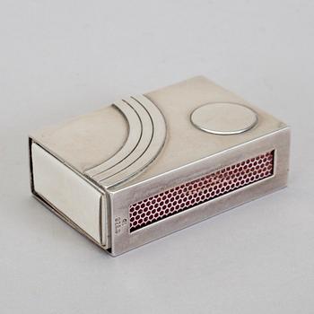 TÄNDSTICKSASKHÅLLARE, silver, Sigvard Bernadotte, 1930-tal, signerad.