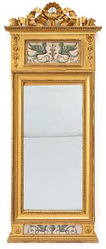 Late Gustavian mirror by Carl Gustaf Fyrwald (master in Stockholm 1776–1825).