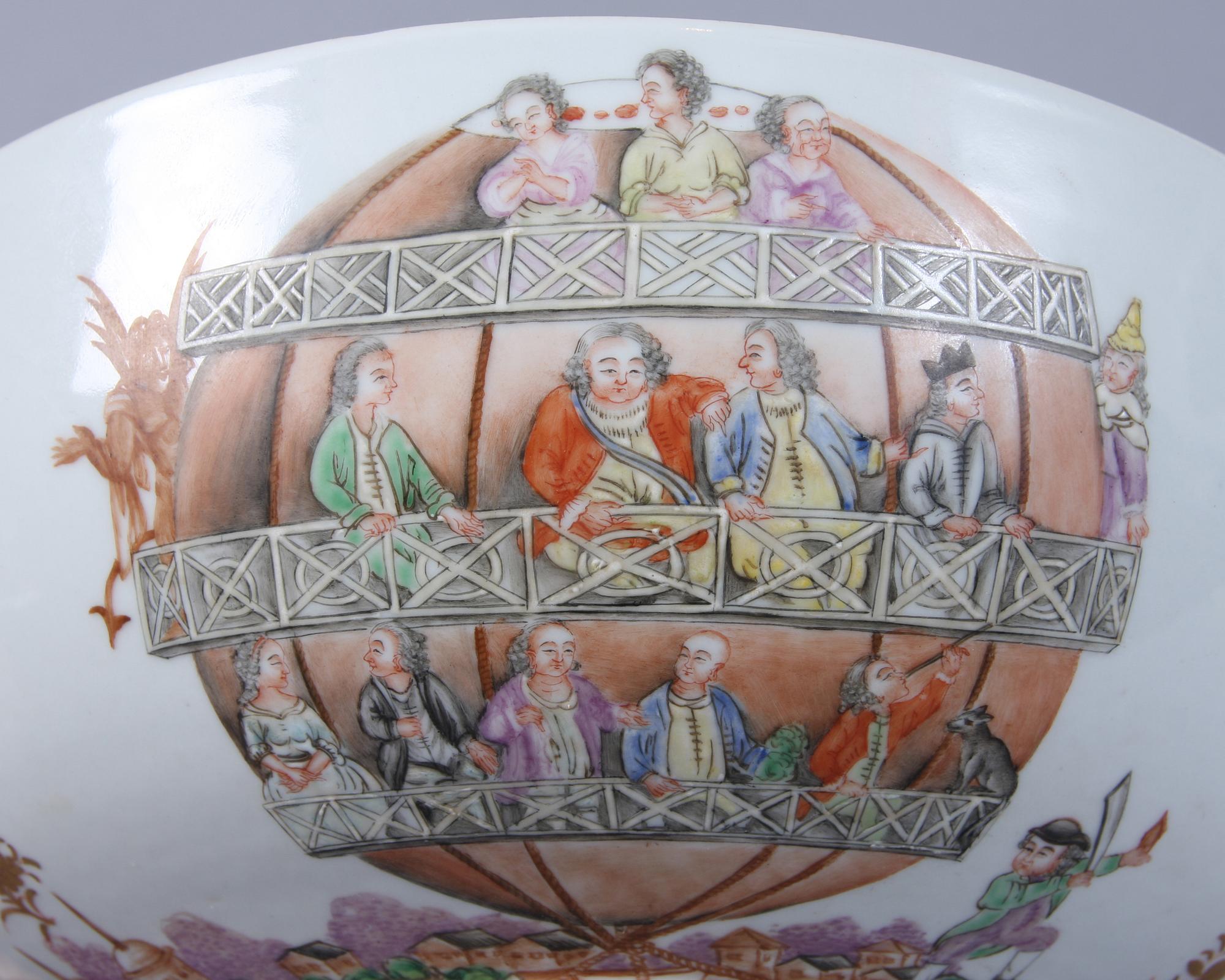 BÅLSKÅL, porslin, troligen Samson.