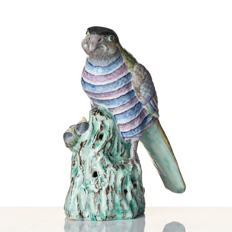 Figurin, porslin. Qingdynastin, Qianlong (1736-95).