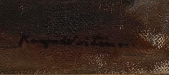 KAAPO WIRTANEN, öljy kankaalle, sign.