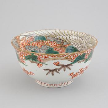 Skål, porslin. Japan, Meiji (1868-1912).
