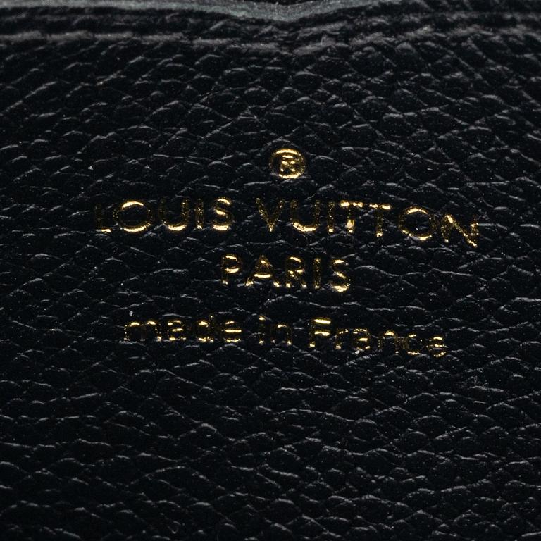 Louis Vuitton, a black, embossed leather wallet, 2015.