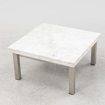 A contemporary coffee table.