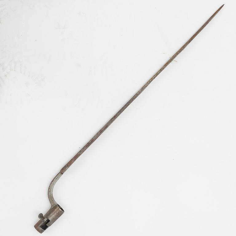 Flintlock rifle, Swedish repair model from the early 19th century.