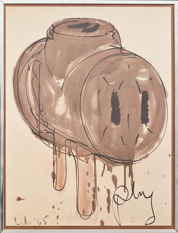 CLAES OLDENBURG, litografi, daterad i plåten 65, signerad, numrerad 176/250.