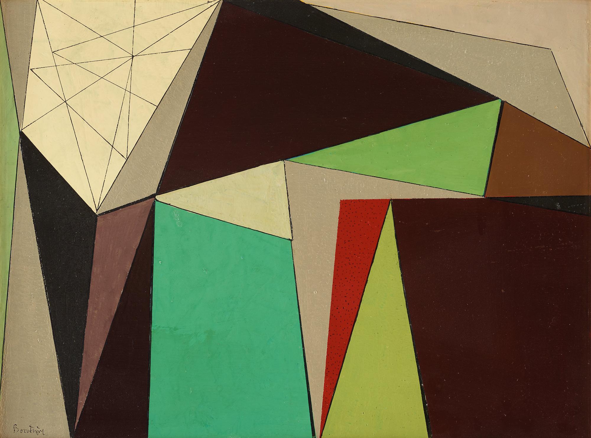 HARRY BOOSTRÖM, Oil on panel, signed. Dated -55 verso.