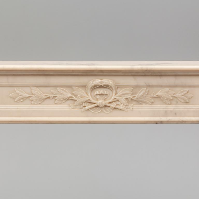 A fireplace surround, late 20th century.