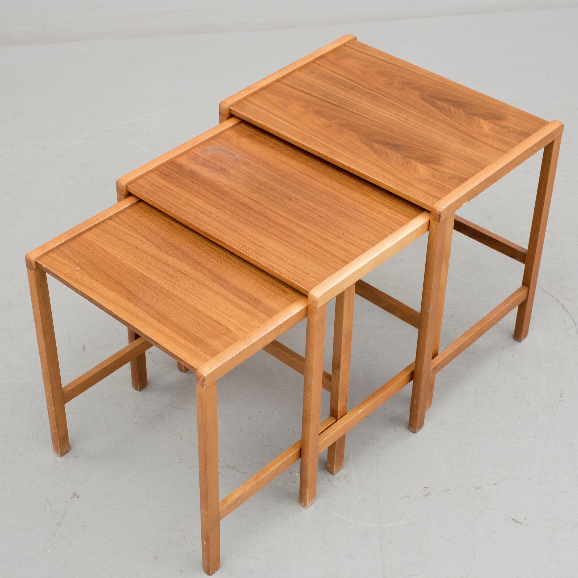 SATSBORD, 3 delar, 1950/60-tal.