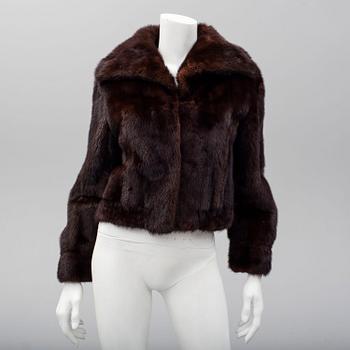 A mink fur jacket from Amoress, Stockholm. Circa size S.