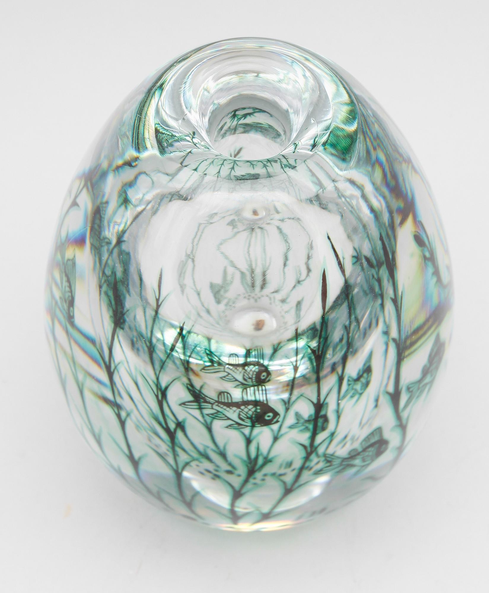VAS, glas, Fiskgraal, Edward Hald, Orrefors.