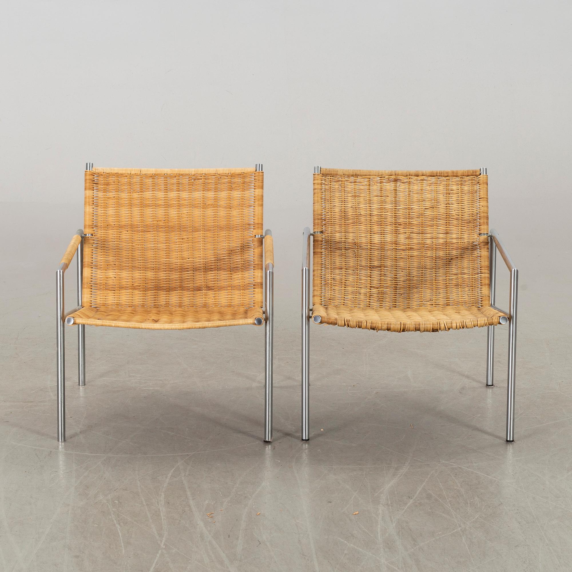 MARTIN VISSER, fåtöljer ett par Spectrum 1960-tal.