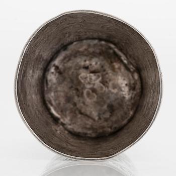 Andrej Gerasimov, bägare, silver, Moskva 1760-tal.