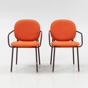 Mathieu Gustafsson, a pair of prototype armchairs, Ói, 2019.
